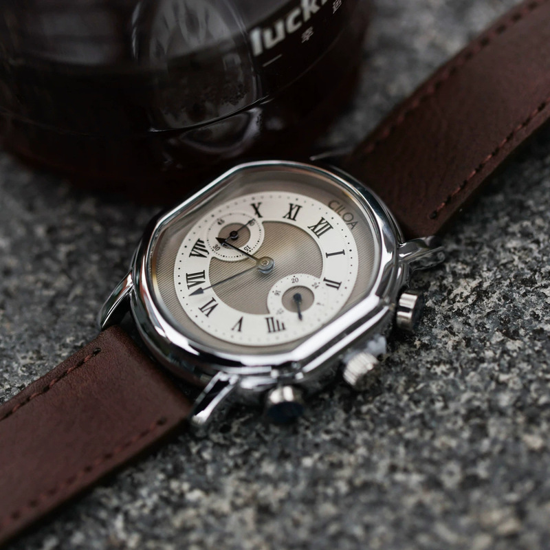 Ciloa Men's Fashion Luxury Brand Sports Quartz Watch Barrel-Shaped Men's Watch Cross-Border Wholesale