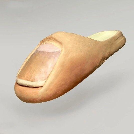 Mira mi pulgar pisar zapatillas de mierda, zapatillas para hombres y mujeres, zapatillas caseras de nicho creativas, zapatos de pareja, zapatillas de algodón image 3