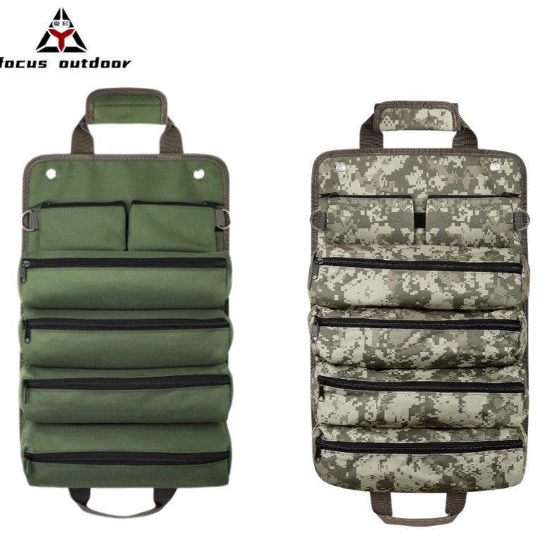 Bolsa de almacenamiento de herramientas de mantenimiento de Amazon Bolsa de almacenamiento de mantenimiento multifuncional Bolsa de colgar de gran capacidad Kit de herramientas tácticas portátiles