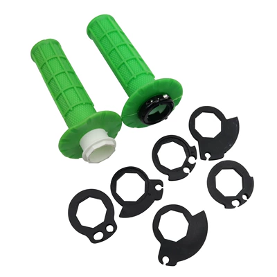 Rubber Grips, Off-Road Vehicle: Motorcycle Handle Cover - green