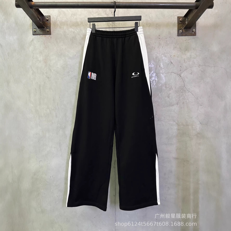 Ins Trendy Brand B's 26Ss Nba Collaboration Series Casual Pants Unisex Casual Sweatpants Long Pants Couple Trendy Brand Ins Trendy Brand B's 26Ss Nba Collaboration Series Casual Pants Unisex Casual Sweatpants Long Pants Couple Trendy Brand