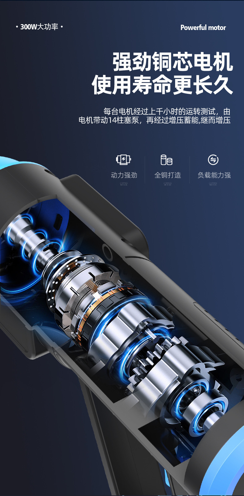 Wireless Car Wash Water Gun High-End Portable High-Voltage High-Power Lithium Battery Car Electric Brushless Car Washing Machine for Home Use