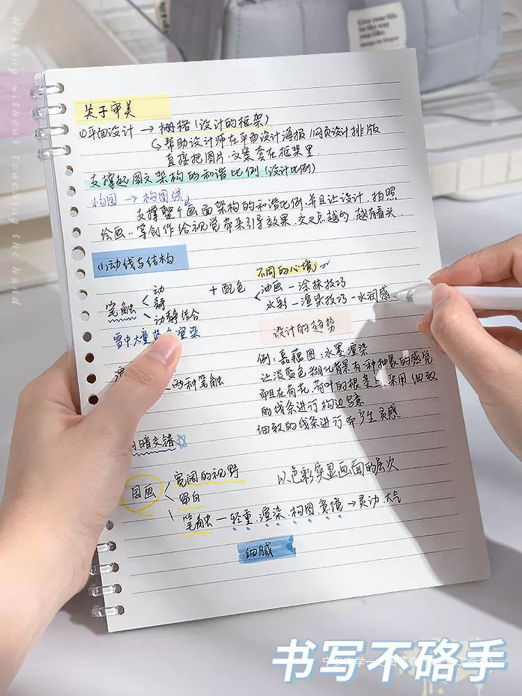 Съемный ноутбук, книга, граффити, отрывной блок, форма A-line, A4, для средней школы, A5