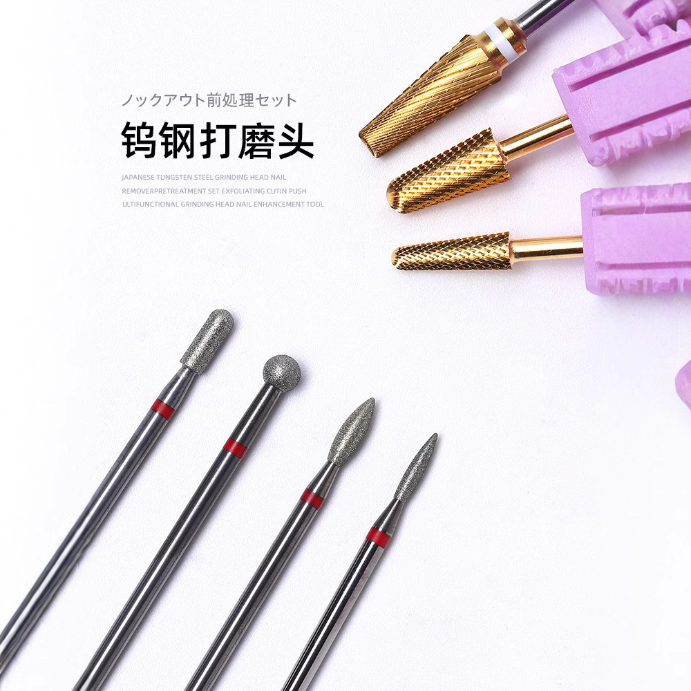 Herramientas rusas del clavo de la cabeza de pulido de uso general en la tienda peeling de acero galvanizado cónico del tungsteno del tratamiento previo del diamante