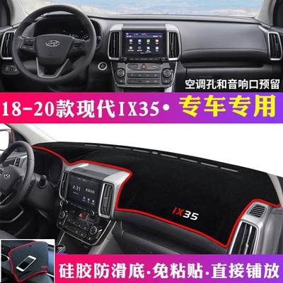 Günəş əleyhinə siperlik: Elantra, and Other Models, Dashboard - 2018-2020-hyundai-ix35-black-with-red-trim