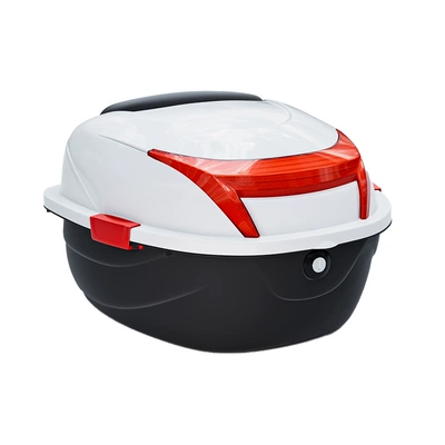 Motorcycle Safety Supplies – Box Rear Tail Box - pp-material-large-box-white-single-tail-box