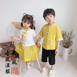 童汉服;儿童表演服;童民族服装