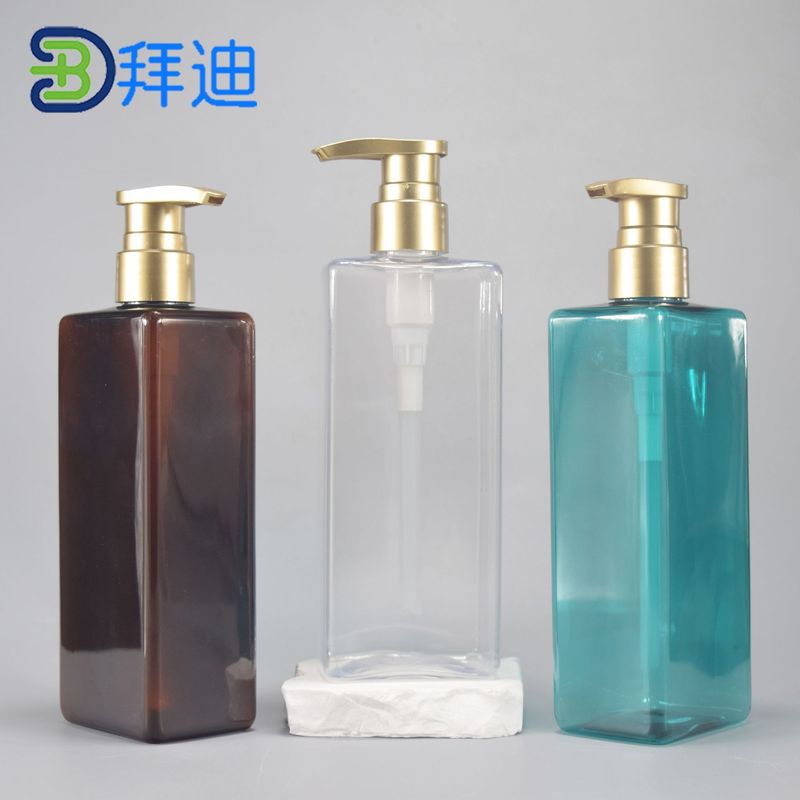 スポットハイエンドプラスチック黒 500 ミリリットルボトルシャンプー包装ボトル化粧品包装ペット再包装空ボトル|undefined