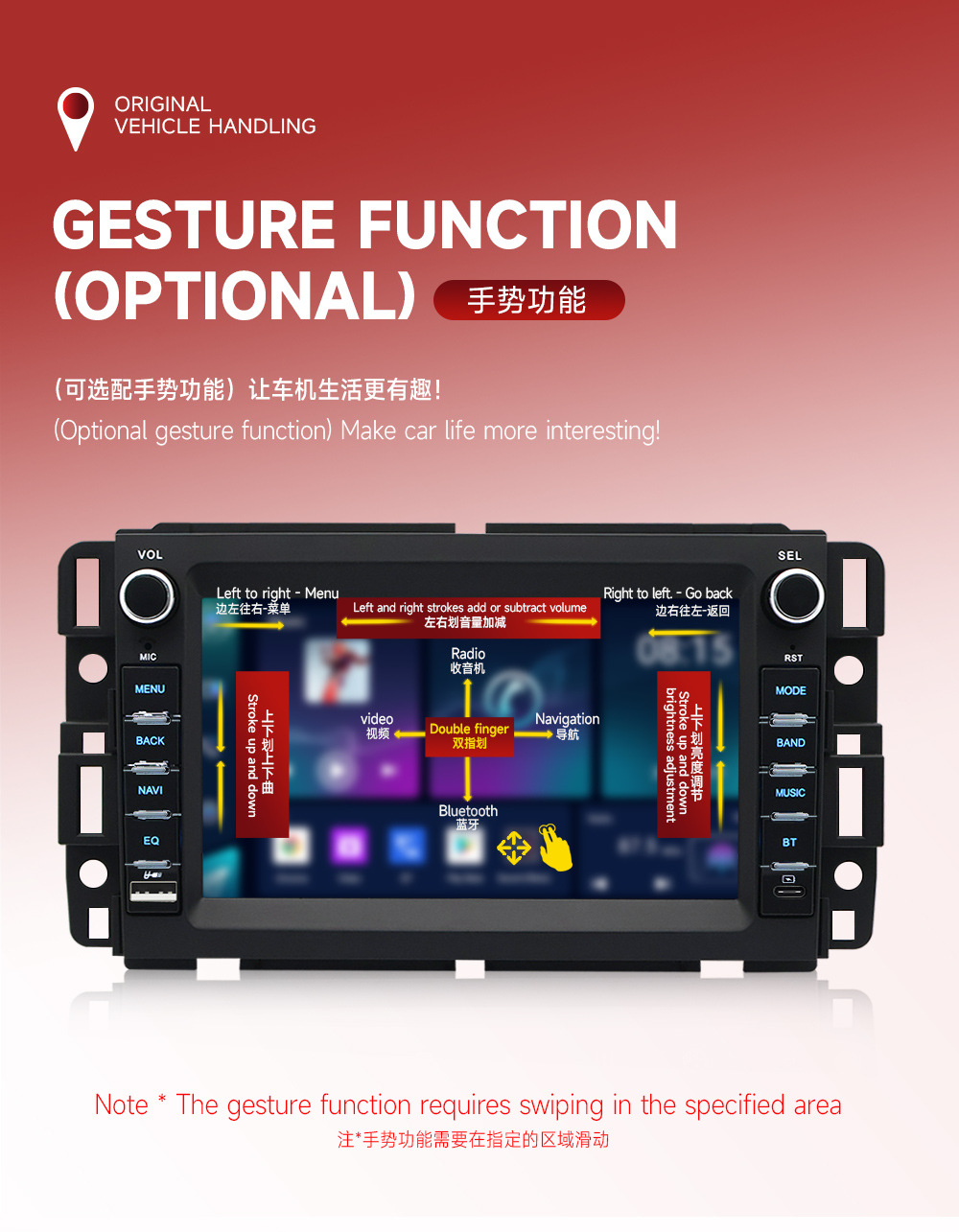 North America's Best-Selling Central Control Screen Navigation System for Specific Vehicles 7inch Jeep Honda Car-Specific Navigation System