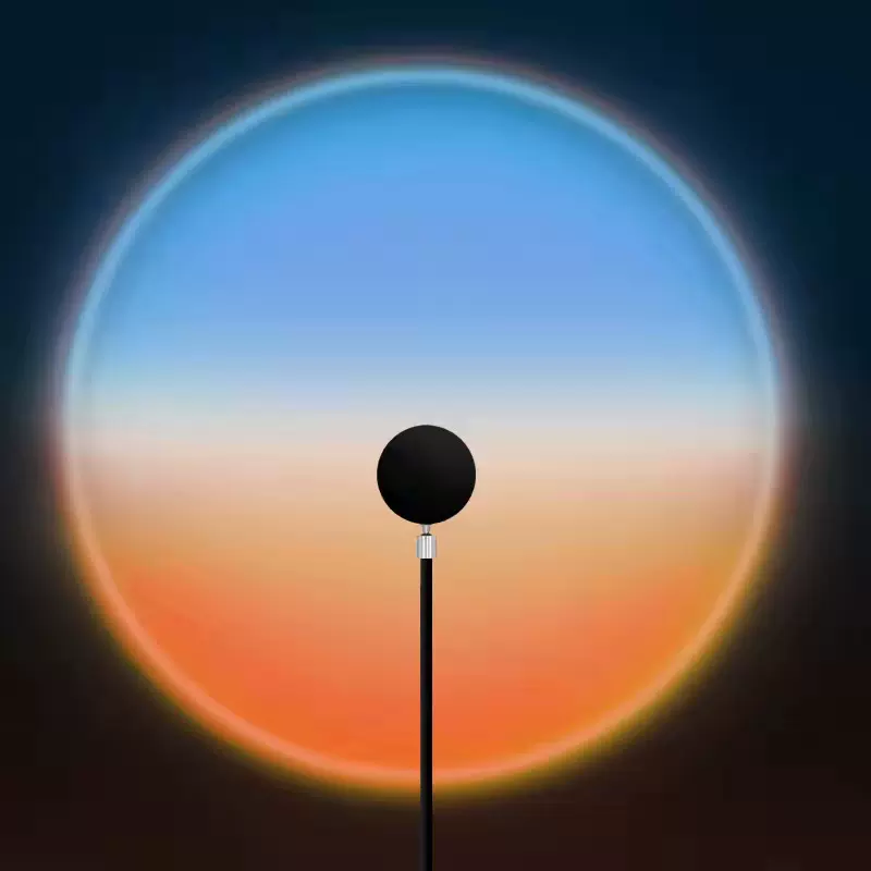 日落夕阳灯rgb夕阳落日灯网红投影破晓灯日落灯直播拍照氛围台灯
