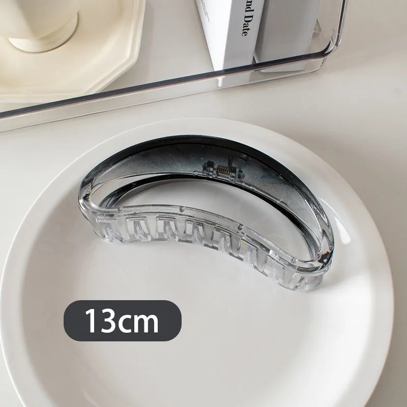 Gran clip de tiburón esmerilado acrílico simple horquilla tocado volumen gran horquilla de alto grado accesorios para el cabello al por mayor