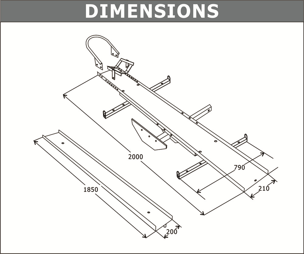 Trailer Bar mount motorcycle Rack Heavy Load Hitch mount motorcycle carrier