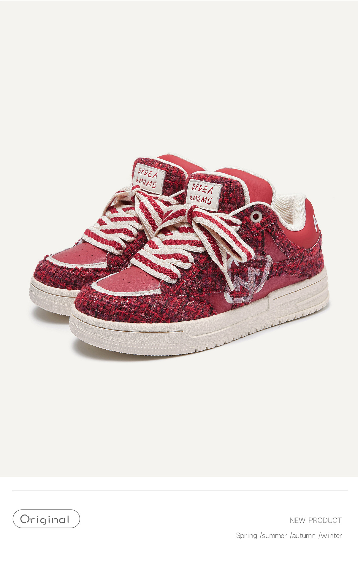 Brotschuhe Herrenschuhe Herrenmode Schuhe Rote Turnschuhe für Männer und Frauen_voghion.com