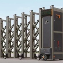 伸缩门电动遥控不锈钢伸缩门武汉厂家 铝合金伸缩门价格