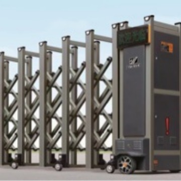 伸缩门电动遥控不锈钢伸缩门武汉厂家 铝合金伸缩门价格