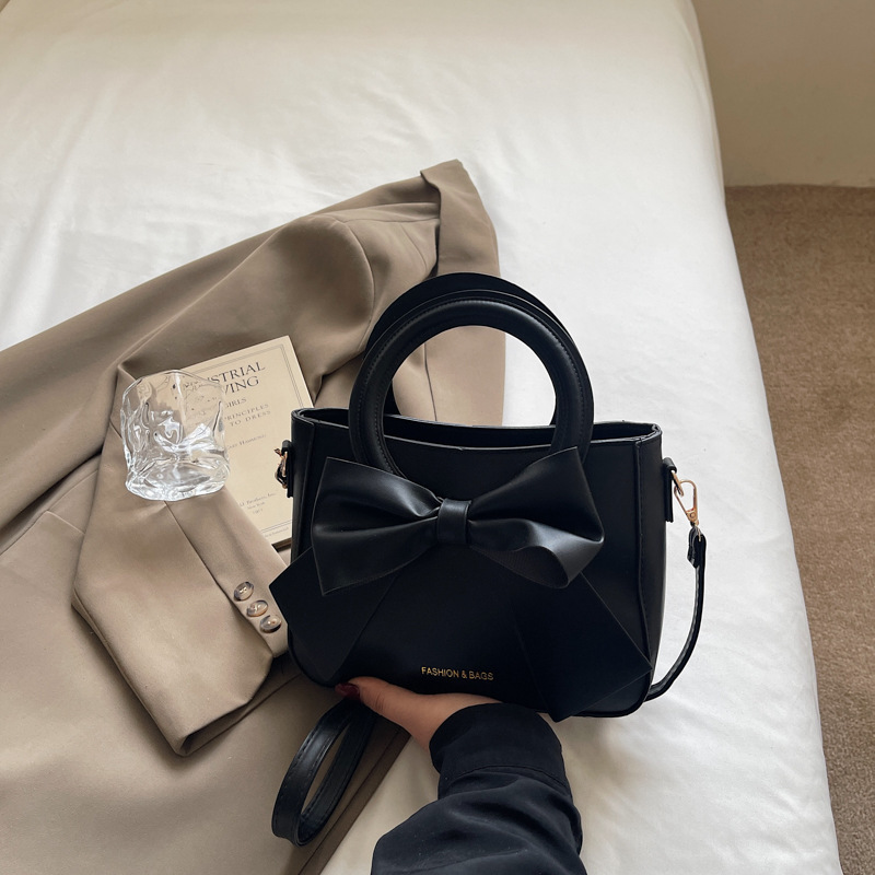 ファッショナブルで多用途な蝶結び、美しい無地、軽い高級感、高価値のレディースハンドバッグ、ショルダークロスボディバッグ|undefined