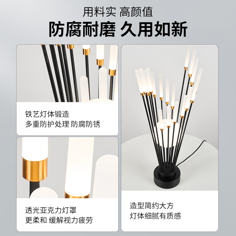 Minimalist Design Bedside Lamp Zhongshan Lamp Decor Living Room Table Lamp Bedside High-end Sense of Style Fashion Personalized LED Lamp