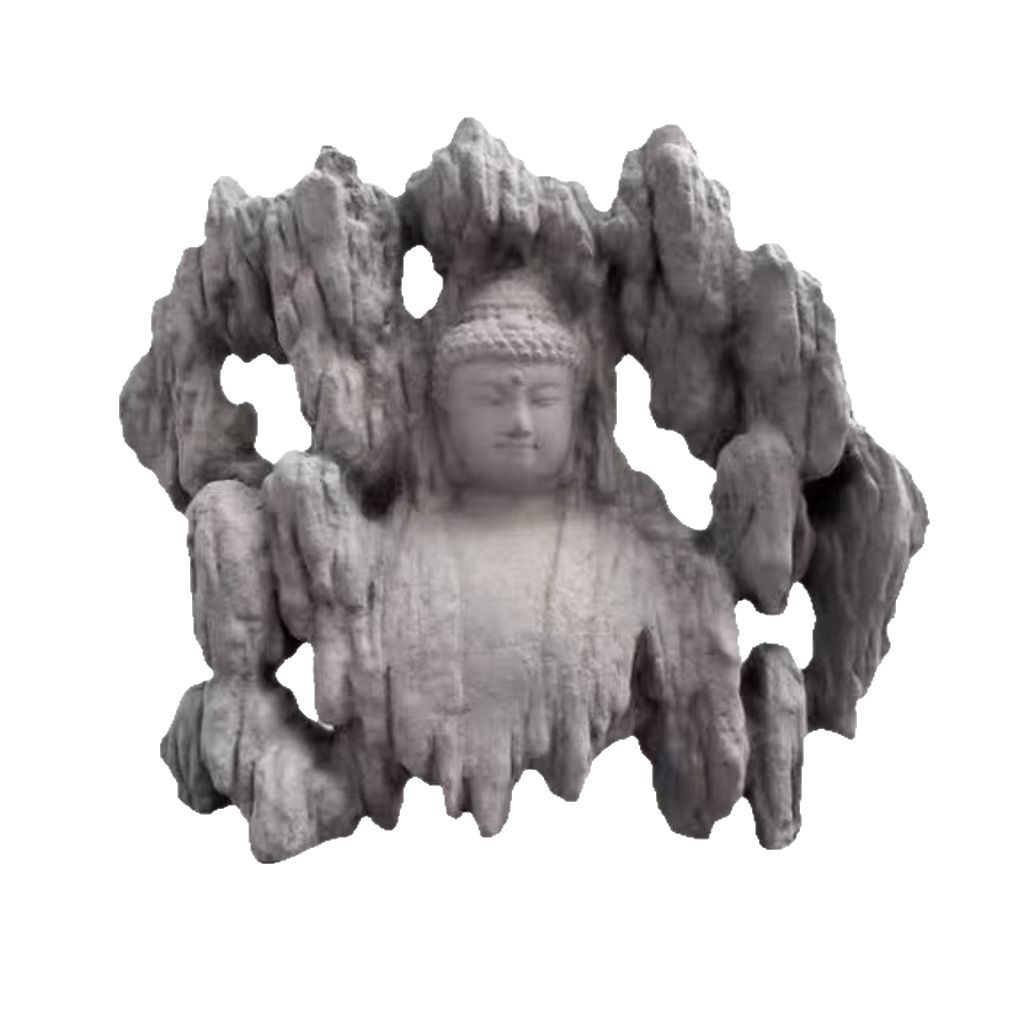 Color primario, figura de arena clara, estatua de Buda, decoración de peceras, decoración de Wukong, accesorios de micropaisaje, fábrica de bonsáis