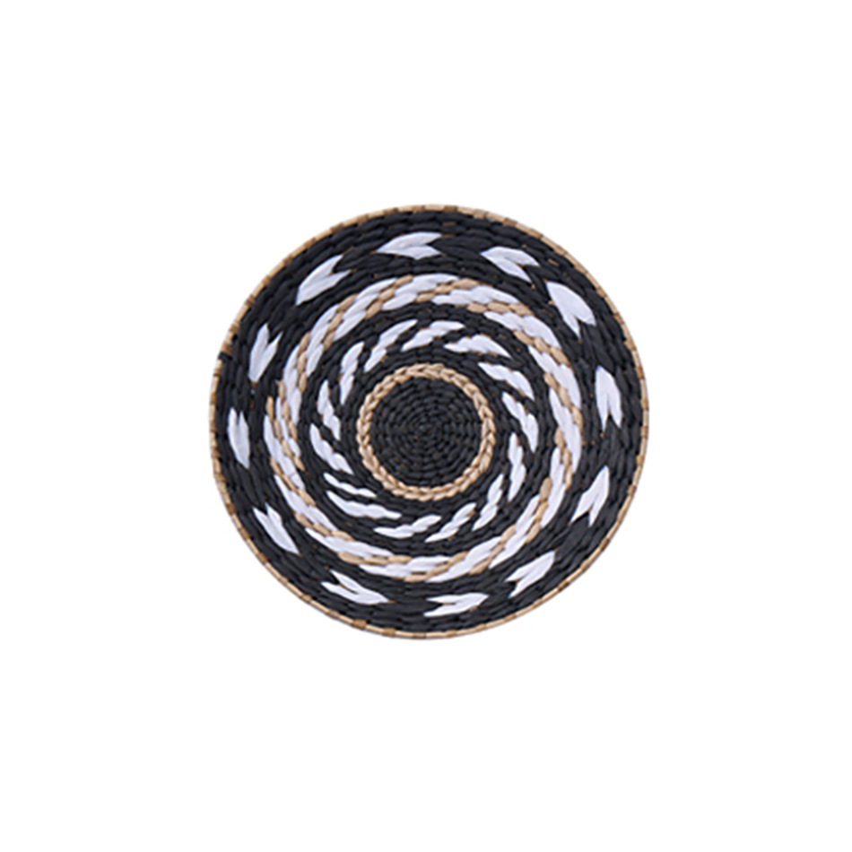 Transfronterizos tejidos de paja decoración de pared de fondo decoración de pared estilo étnico estilo bohemio decoración sofá cabezal de cama TEMU