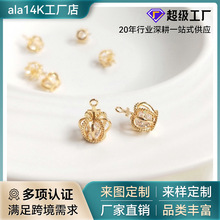 14k�����~����ʹ��ʯ�`�ӵ���diy�ֹ���ɫ������Ʒ��朵��