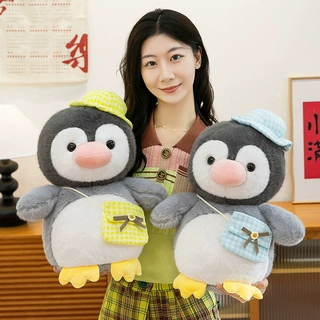 跨境新款企鹅小队公仔海洋系列毛绒玩具儿童玩偶大号抱枕娃娃礼物