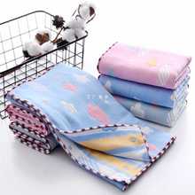 ✅6层纱布毛巾大人用纯棉洗脸男女柔软吸水不掉毛小毛巾方巾儿童