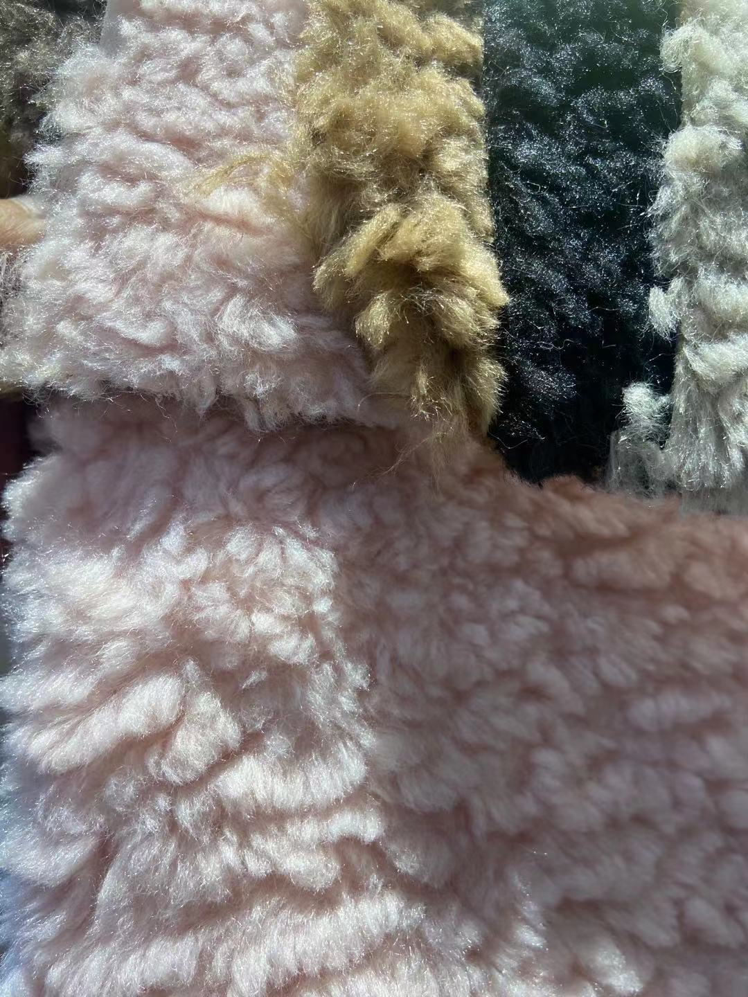 Nuevo 700g tela de Cachemira super suave Cordero Cachemira en relieve Otoño e Invierno ropa bufanda zapatos pijamas tela
