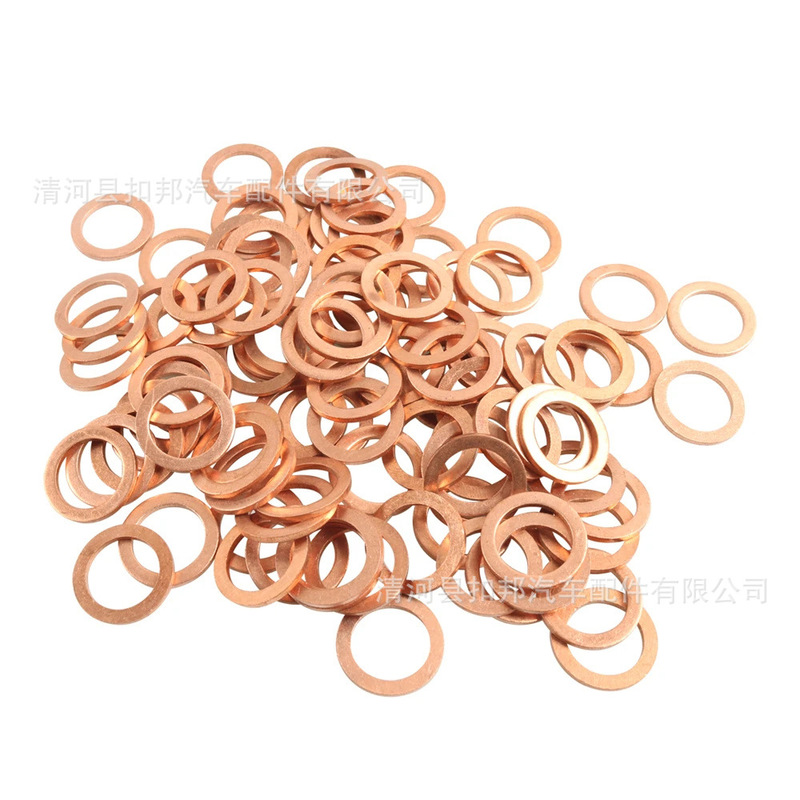 Suitable for mercedes benz c class e car oil pan oil drain screw gasket sealing copper gasket 007603-014106