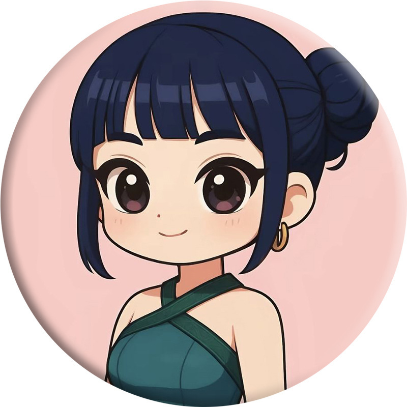 HUNTRIX猎魔女团 卡通马口铁徽章 吧唧 镜子钥匙扣 挂件 周边|undefined