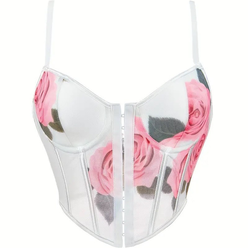 Europa y los Estados Unidos florecen con una perspectiva sexy, chaleco de hueso de pescado, chaleco delgado, suministro transfronterizo.