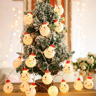 led santa claus light string christmas decoration snowman lights battery lights christmas tree lights