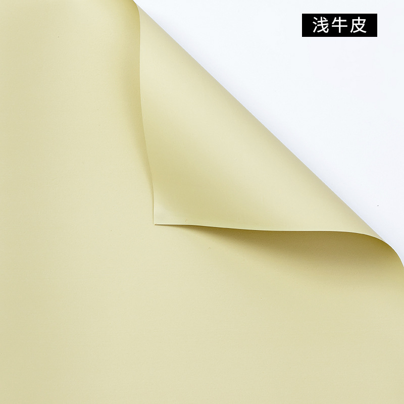 Color puro Papel Ouya Papel de envolver de flores Papel de envolver de flores Cesta de flores de apertura Regalo Flor de rosa Material floral Estilo coreano Primer amor image 27