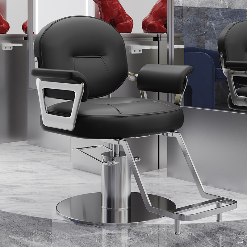 Nueva silla de peluquería en línea se puede elevar y bajar silla de peluquería de alta gama silla de peluquería especial silla de corte de pelo lujoso