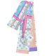 2021 Spring and Summer New Korean-style Double-sided Printed Small Scarf Tie Handbag Women's Hair Belt Women's Small Scarf Live