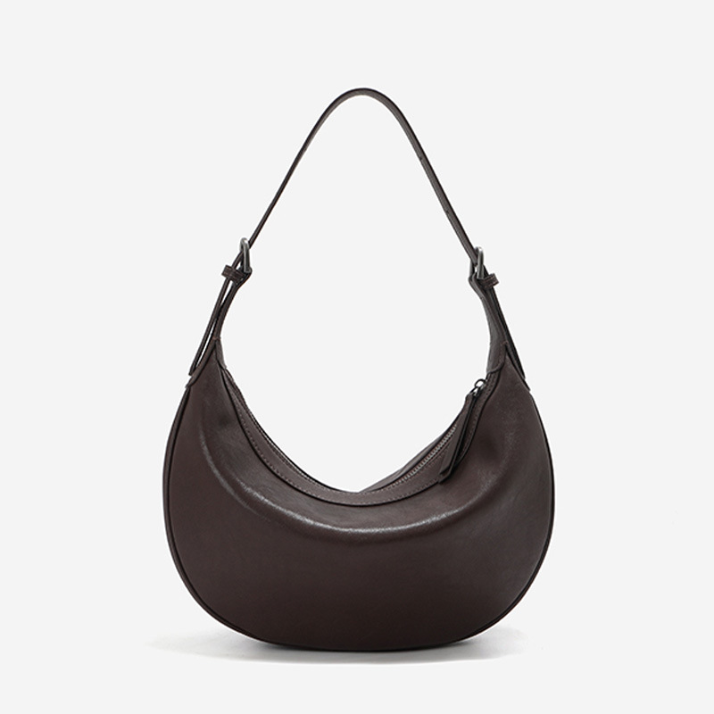 2026 New Crescent Hobo Bag For Women, Large Capacity Commuter Shoulder Bag, Premium Genuine Cowhide Niche Underarm Bag - Thumbnail 4
