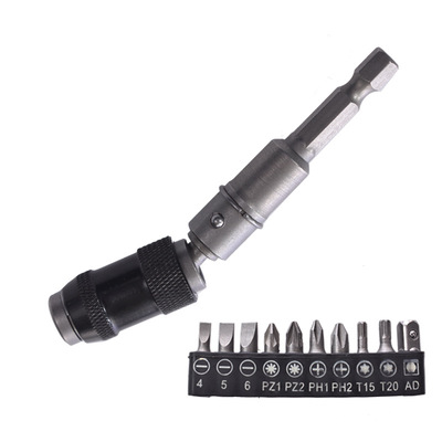 六角柄转向延长连接杆 Magnetic Screw Drill Tip 多角度快换接杆