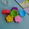 Silica gel soap mold contains rose, 5cm