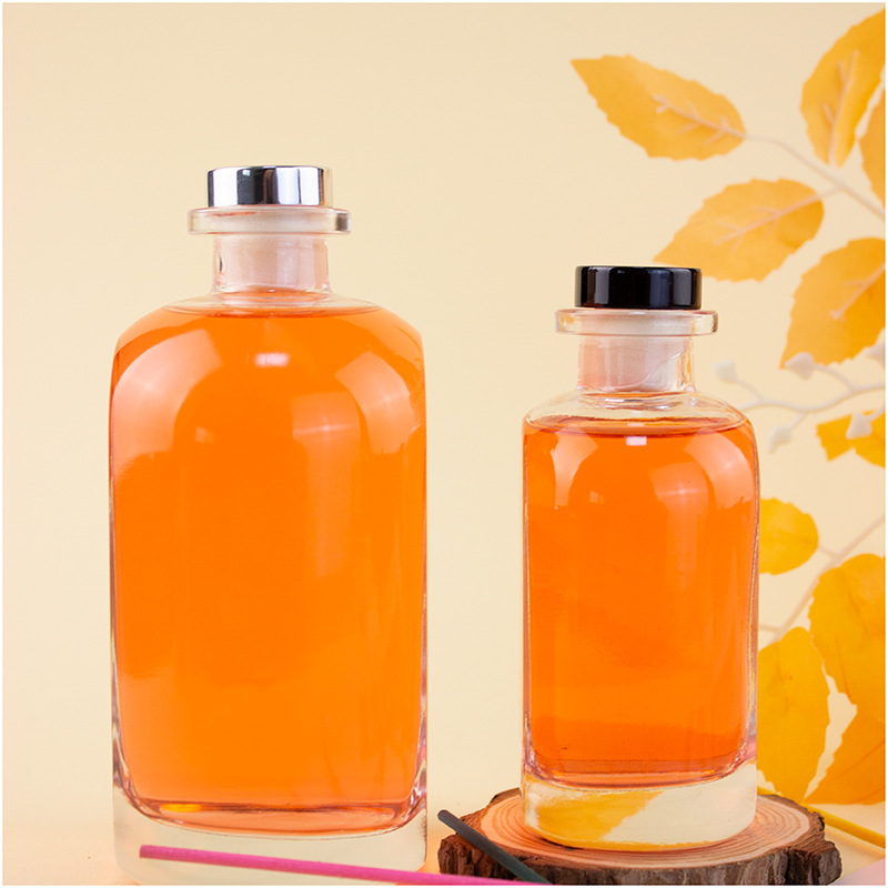 香薰瓶100ml200ml500ml切面玻璃瓶香薰瓶透明香薰無火藤條揮發瓶