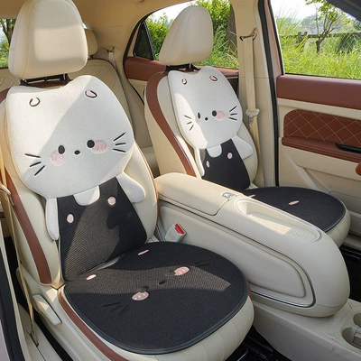 Seat cushion, seat cover, Cat Cartoon Seat Cover for Women