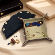 新品现货首饰收纳盘便携可折叠耳环戒指收纳包异形项链珠宝首饰包