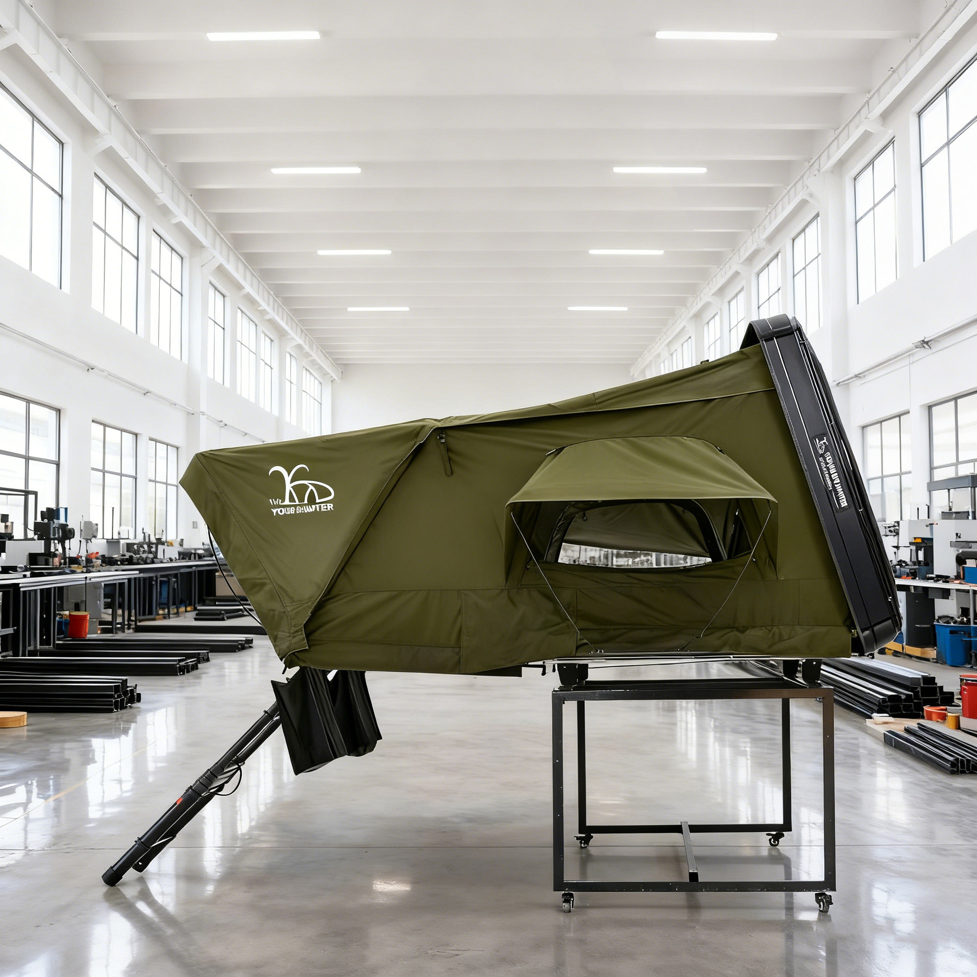 Rollover plástico ABS camping al aire libre carpa de techo de coche sin construir carpa de vehículo SUV