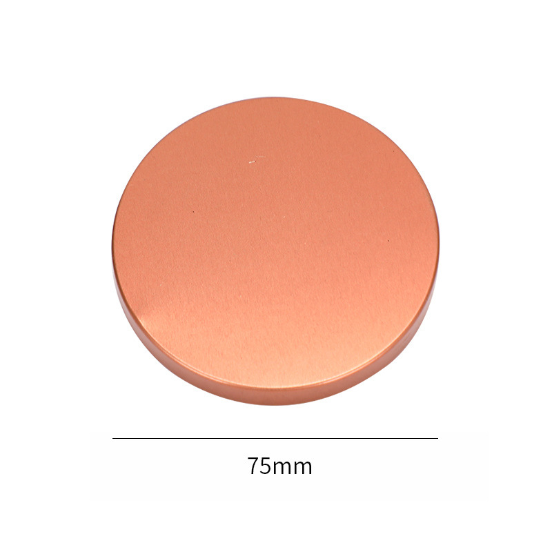 80 cubierta de lata de metal vela taza de cerámica sellado de cerámica embalaje de metal aromático tapa de aleación de colores