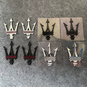 Maserati Arxa Qanad Yan Emblemləri, Quattroporte Ghibli Levante Kuzov Stikerləri