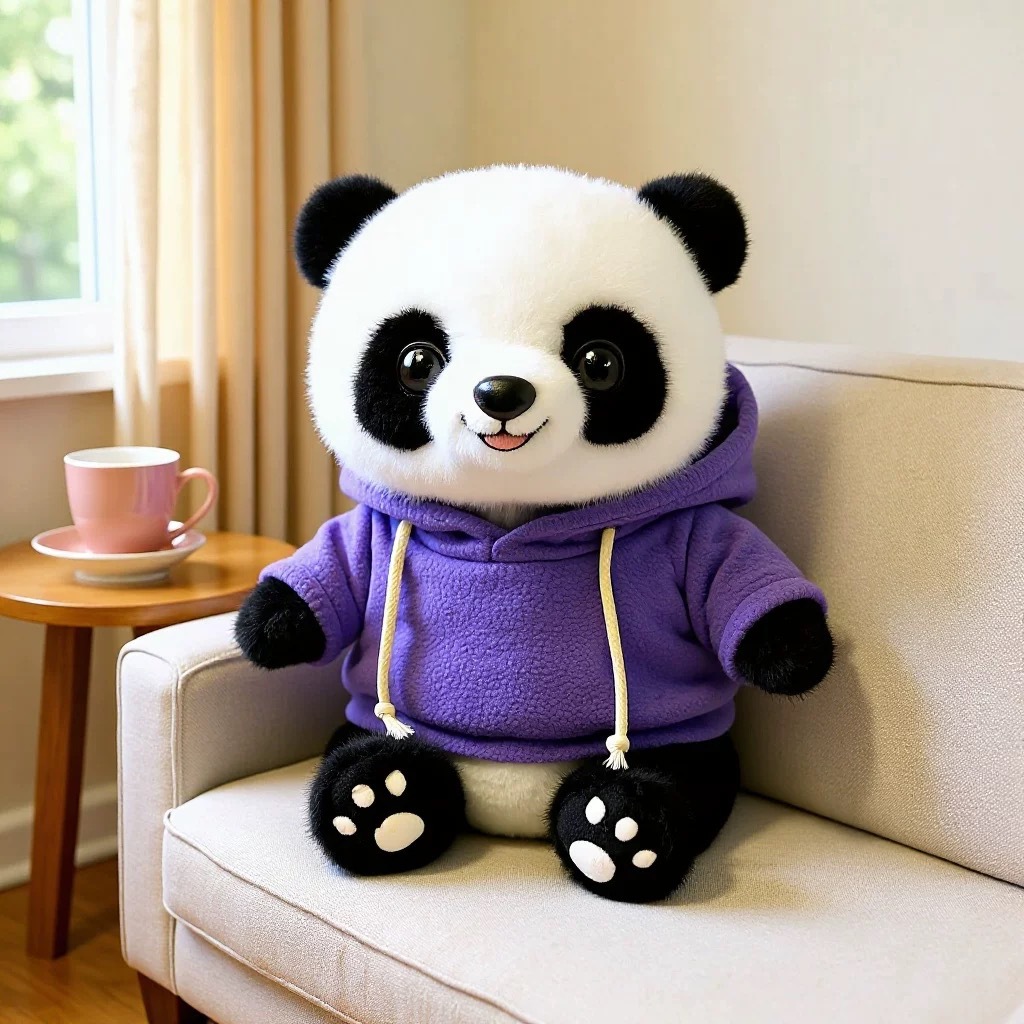 Panda lindo muñeca de peluche vestido Tesoro Nacional Panda muñeca Chengdu recuerdos festivos regalos impresión logotipo