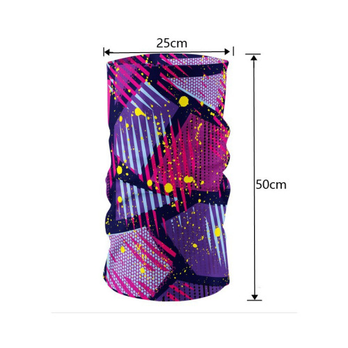 Multifunctional Versatile Hip-Hop Magic Scarf Polyester Printed Unisex Head Scarf Outdoor Skiing Mountaineering Seamless Scarf