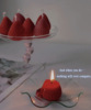 大豆腊仿真草莓香薰蜡烛套装伴手礼批发跨境网红室内装饰派对蜡烛