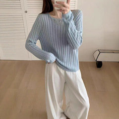 0911-153重工珠片毛衣女 精品羊毛针织衫女装