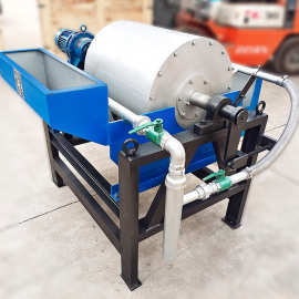 CTB型石英砂铁矿石分选强磁除铁生产线 湿法永磁滚筒式磁选机