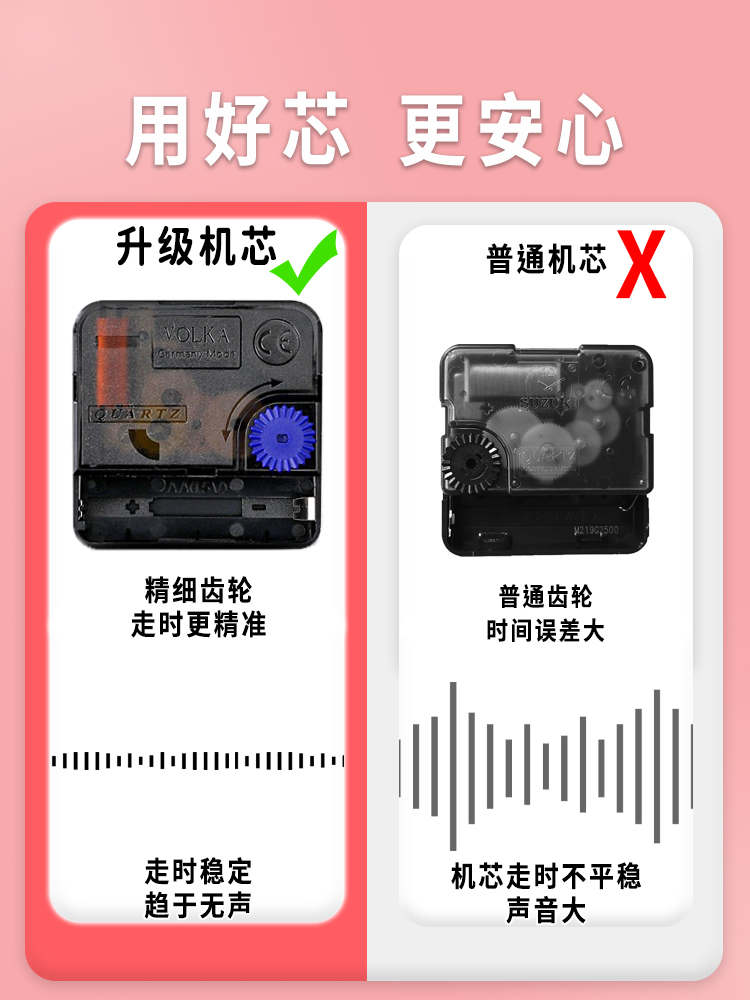 설정 데스크톱 알람 시계 시계 어린이 시계 학습 소녀 세트 데스크탑 음소거 2024 초등학생을위한 SHENFENG