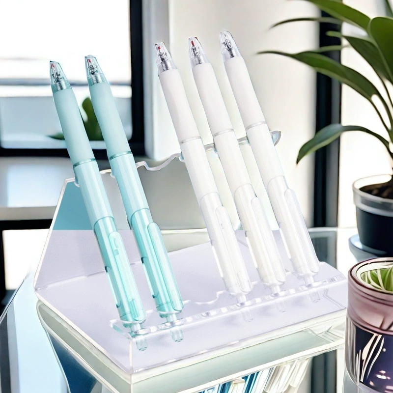 Table acrylic transparent cosmetic creative eyebrow pencil, stand, face mask, brush, storage system, for beauty salons